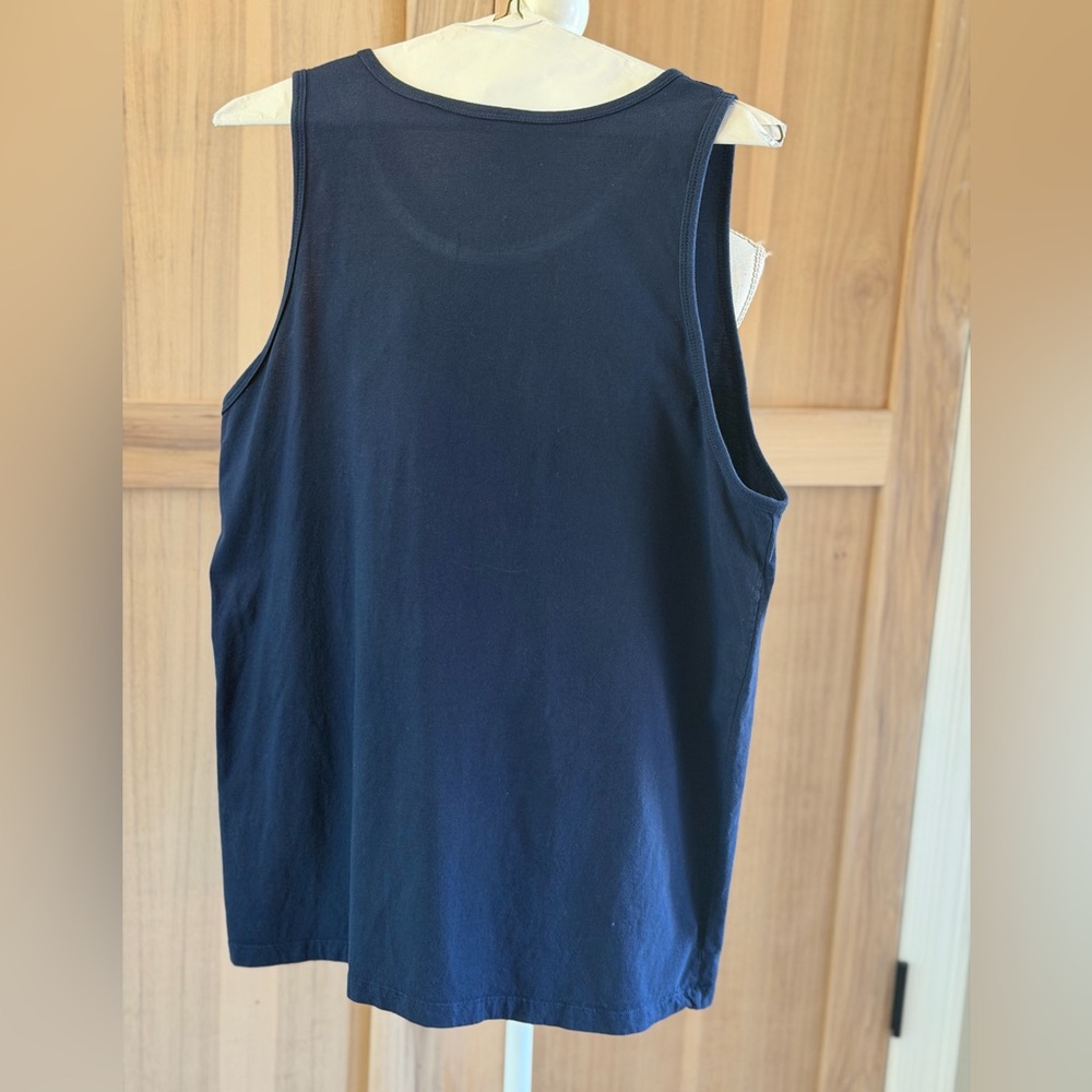 Miller Lite Navy Tank Top. Men’s Sz- 2XL. Licensed | Beer | Vacation | Cotton. - Picture 6 of 8